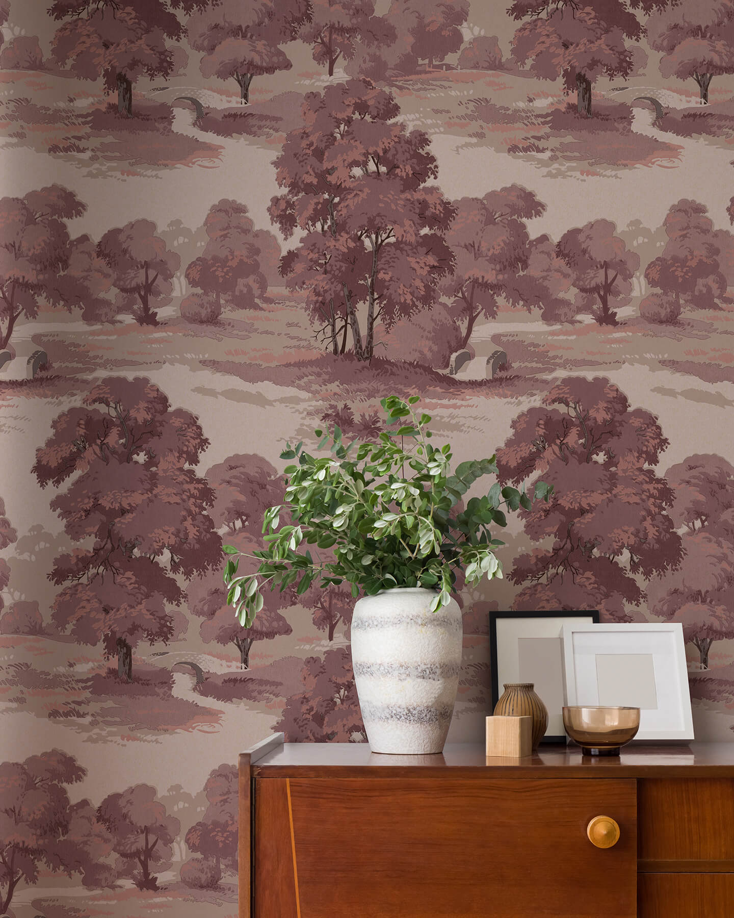 Westbury Forest Sherwood Glade Wallpaper - Merlot2.jpg